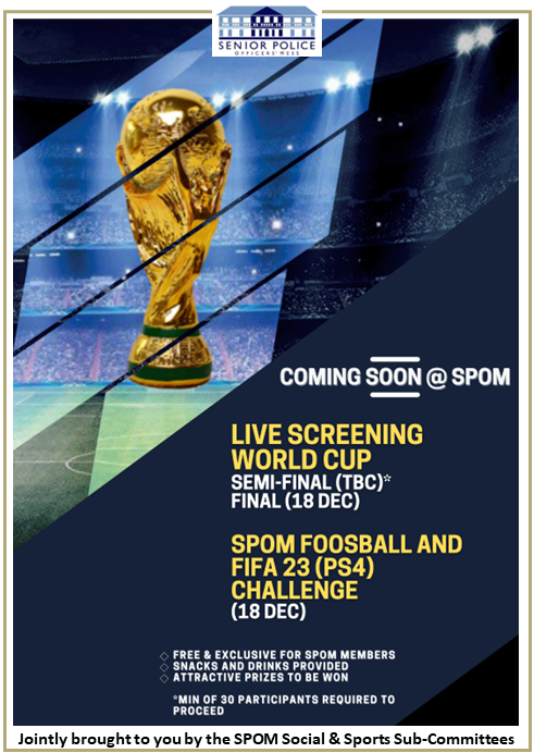 Live Screening of FIFA World cup = SPOM Foosball